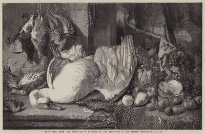 Cygne mort, gibier et fruits - William Duffield